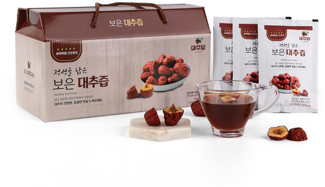 보은황토 대추즙 대추차 100ml, 120개