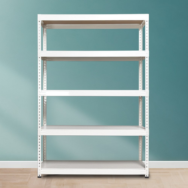 무볼트 베란다 조립식 앵글 선반 5단 수납선반 조립식 앵글선반 5단 앵글 자재 조립식앵글선반 주문제작, 고급양면코팅, 700*500, 1500, 1개