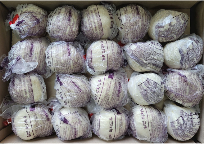 일반 피자 도우 240g 60개입 생지 볼 대원, 60개