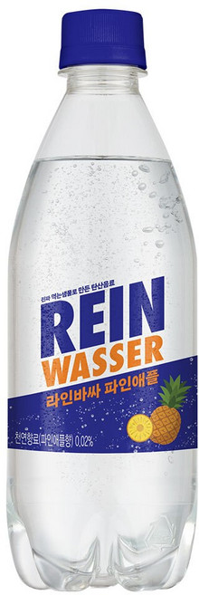 라인바싸 탄산수 파인애플 PET 500ml, 40개