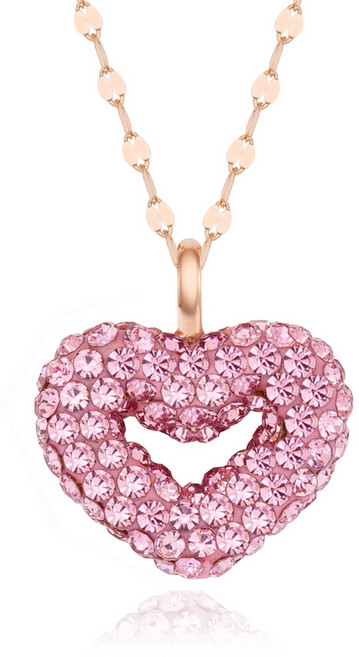 에바주얼리 하트시그널 오픈하트 심플 데일리 여성 목걸이 14k 18k 펜던트 목걸이