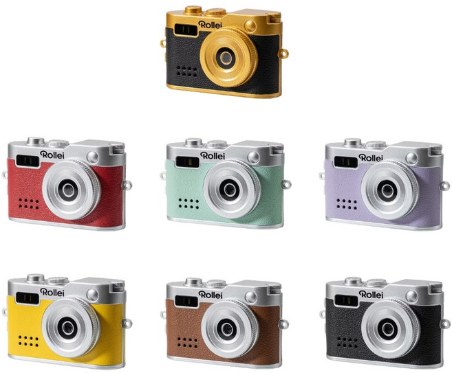 Fotopro x Rollei 復古迷你相機 M1 迷你相機盲盒, FOTOPRO & Rollei M1復古迷你相機盲盒 顏色隨機