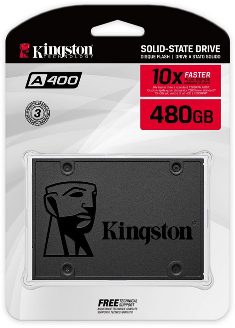 Kingston A400 480GB 固態硬碟