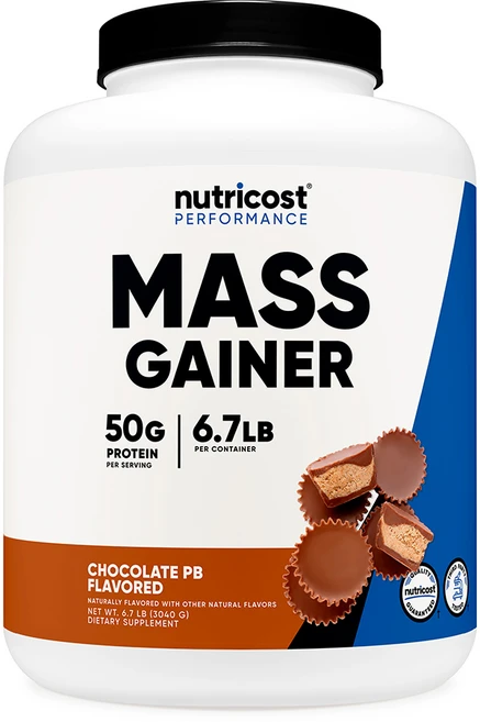 뉴트리코스트 매스게이너 1300칼로리 7LB 초콜릿 피넛버터맛 1병, 3.124kg, 1개 - 쿠팡