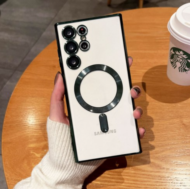 갤럭시 S23 울트라 투명 멕세이프 휴대폰 케이스