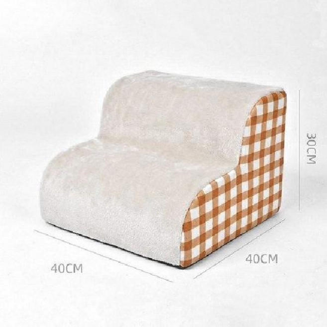 프리미엄 반려동물 강아지 경사로 & 계단, 곰돌이 패턴