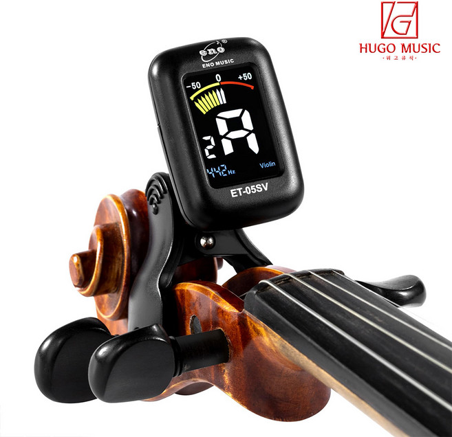 위고뮤직 ET-05SV 바이올린 첼로 비올라 콘트라베이스 튜너기 튜닝기, 1개