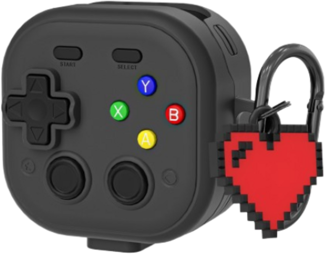 투에이비 오토락 게임기 분실방지 케이스, 1개, 블랙, 갤럭시 버즈4/버즈4 프로