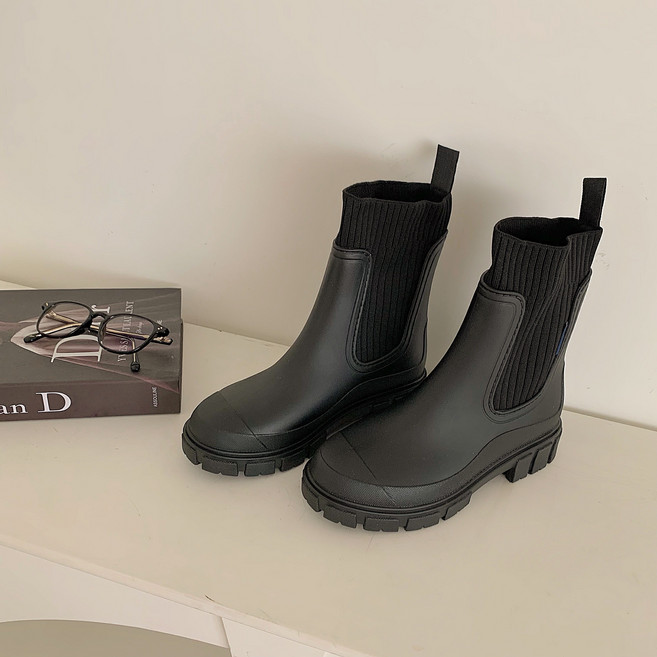 그로우에이블 여성용 첼시 레인부츠