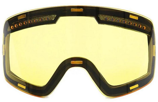 자석형 스키 고글 겨울 스노우 스포츠 스노보드 김서림 방지 차단 스노모빌 구형 라이딩 안경 마스크, 11. yellow lens, 1개