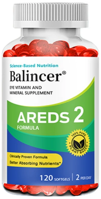 AREDS 2 비타민 및 미네랄 보충제 루테인 비타민C 제아잔틴 아연 비타민E 함유, 3개, 120회분 - 쿠팡