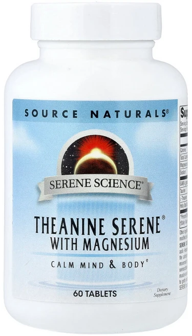 소스네츄럴스 Serene Science 테아닌 60정, 1개 - 쿠팡