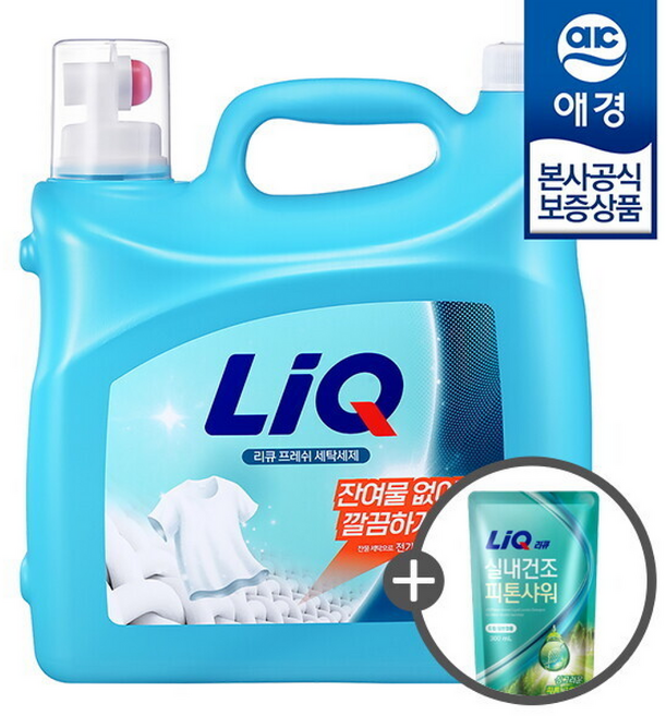 애경 리큐 프레쉬 세탁세제, 1개, 1개입, 6L