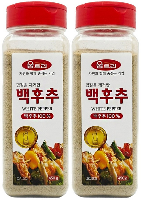움트리 백후추, 450g, 2개