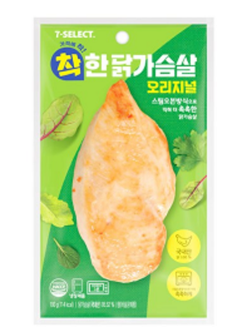 착한 닭가슴살 오리지널, 10개, 100g