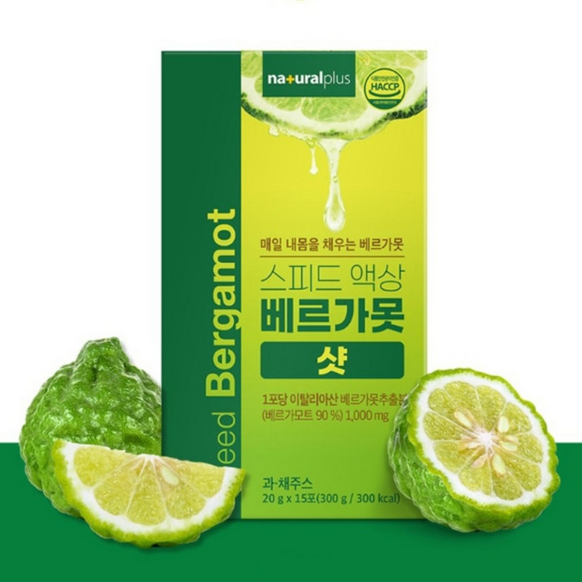 베르가못 100% 식약처인증 액상 베르가못샷 고함량 베르가못폴리페놀 추출물 BPF 이탈리아 레몬밤 자몽농축액 효능, 300g