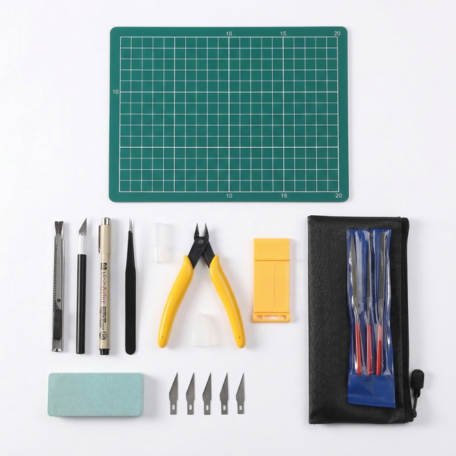 엘로어트 건담 프라모델 조립 공구 입문자 11종 세트, 1개, 프리미엄 11종