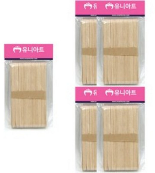 유니아트 2000 하드바 막대 대 50p, 원목, 5개입