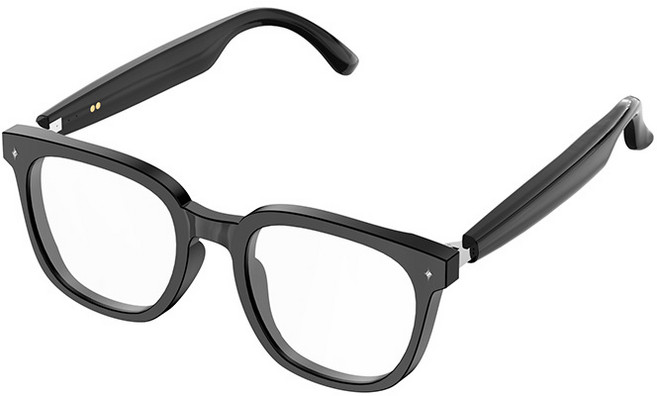 ANYOU 번역 안경 스마트 AI 블루투스 선글라스 통화 노래 듣기 웨어러블, 블랙, HY-1009