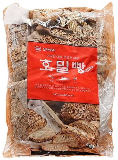 신라명과 호밀빵, 215g, 4개