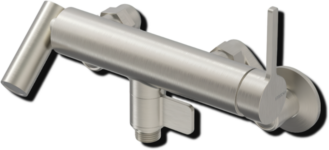 [에떼르노] E7-1005NB 무광니켈 샤워욕조 수전세트 토수구 회전기능, 1개