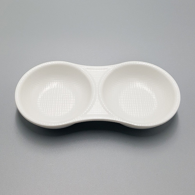 굿다이닝 멜라민 매트 나눔 종지, 1개, G-0508(크림)