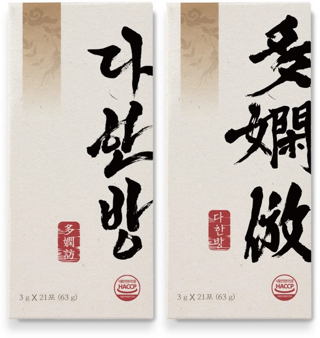 [본사출고] 다한방, 2개, 63g - 쿠팡