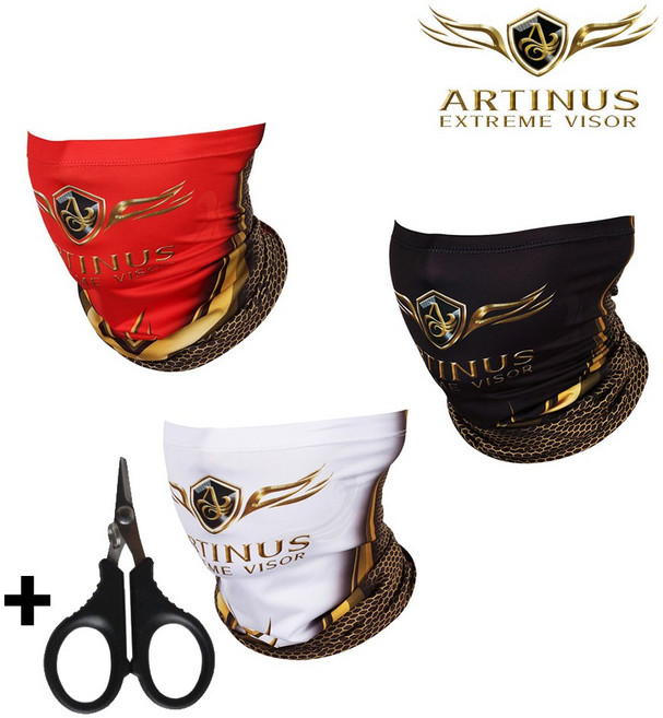 아티누스 라이크라 쿨마스크 AA-985 버프 낚시 마스크 (라이크라 쿨마스크 AA-985), 아티누스AA985W+사, 1개