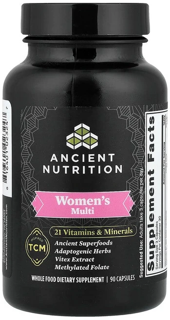 Ancient Nutrition 여성용 멀티 캡슐 90정 ATN-02324, 1개 - 쿠팡