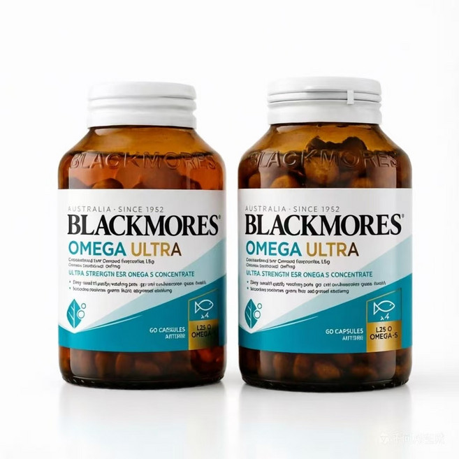 블랙모어스 1500MG 98% 고농도 알티지 오메가3 오더리스 피쉬오일, 2개, 60정