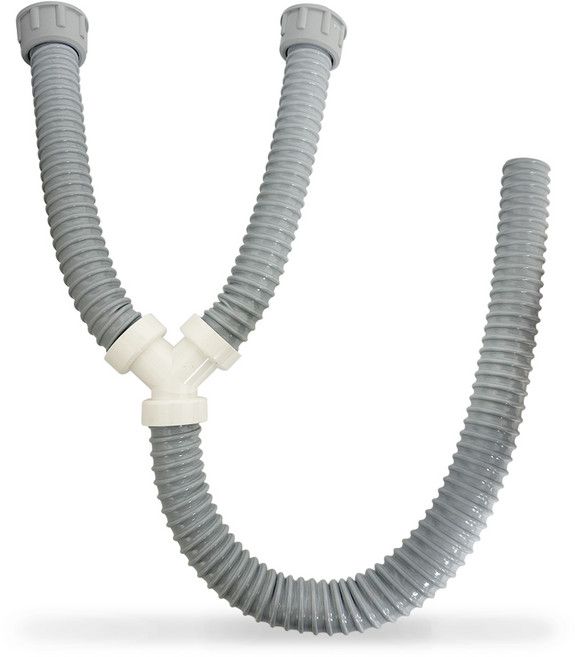 싱크대주름관 (Y자형 배수호스) 씽크대 호수연결 배관, 1개