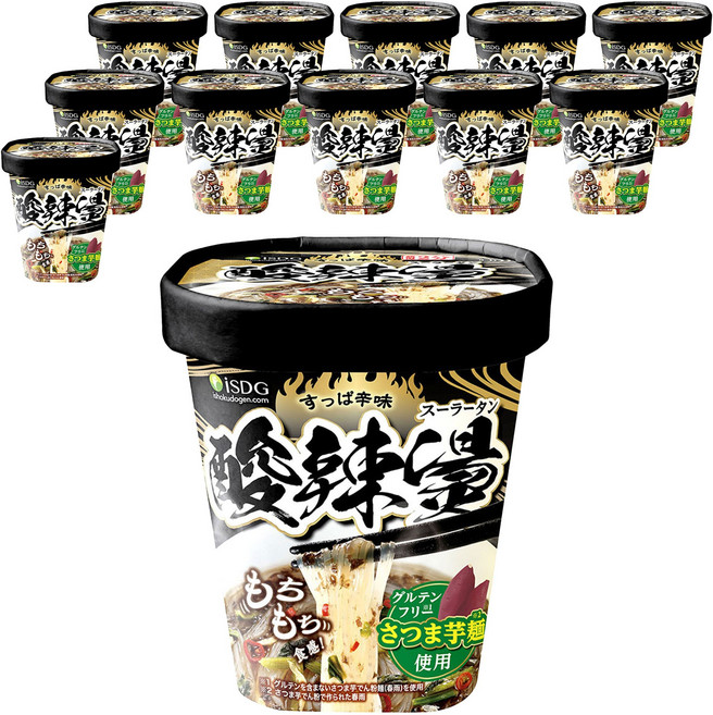 iSDG 시고 매운 맛 산라탕 76g, 12개