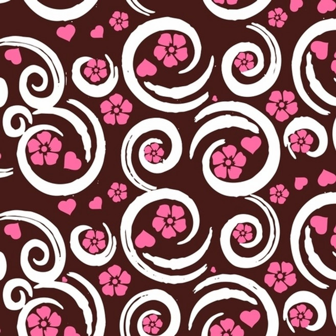 도자기전사지 색종이 도자기용전사지 5 장 초콜릿 금형 케이크 장식 인쇄 패턴 식용 찹쌀 베이킹, 그라데이션 핑크, 1개