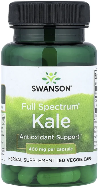 몸관리하세요 겨울입니다 Swanson Full Spectrum® 케일 400mg 베지 캡슐 60정 특별관리진행, SwansonFullSpectrum케일400mg베지캡슐, 1개 - 쿠팡