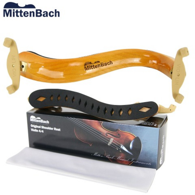 미텐바흐 바이올린 어깨받침 우드 4/4 (3/4 겸용) MBS-01-W, 1개