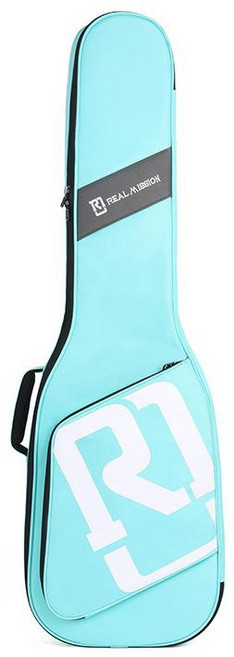 이스턴 리얼미션 일렉 베이스 기타 가방 패션 소프트 케이스 긱백, 1개, 스카이블루