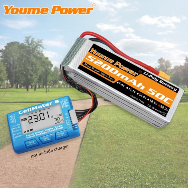 Youme 6S 22.2V Lipo 배터리 3300mah 4000mah 4500mah 5200mah 6200mah 6500mah 60C XT60 T Deans XT90 EC5, 01 빠른  Mainland, 13 6S 3300mah 50C EC5
