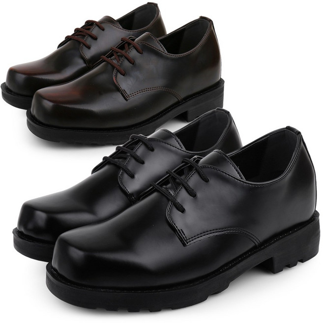 보이센스 키커지는 구두 키높이 6cm 사각코 남성 클리퍼 남자 옥스포드 워커