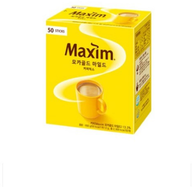 [맥심] 모카골드 잔망 루피 에디션, 12g, 2세트, 50개입