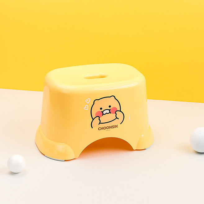 홈앤키즈 카카오프렌즈 춘식이 욕실 의자 유아 아기 어린이 카카오 목욕의자 목욕탕의자 화장실의자, 춘식이 욕실의자
