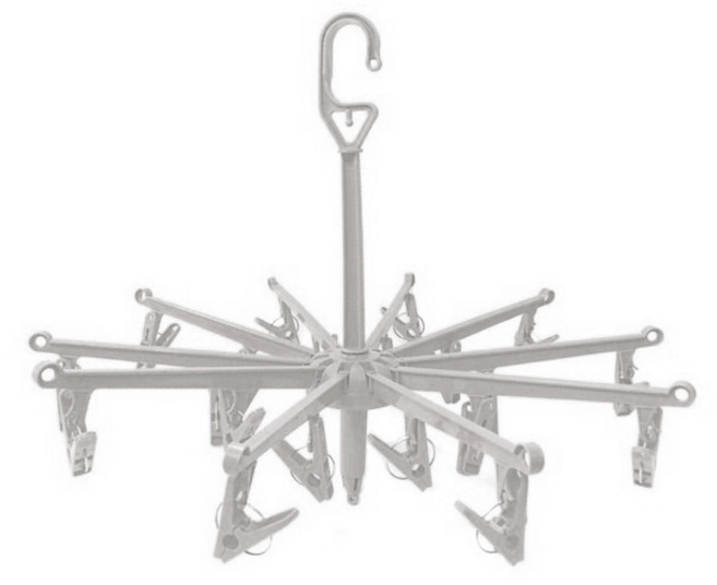 맑은 회전 원형건조대 수건 양말걸이 건조대, 1개