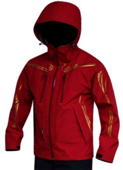 퀴마 JW-7066 익스트림 디쎈드 낚시복 레드_블랙하의, 레드