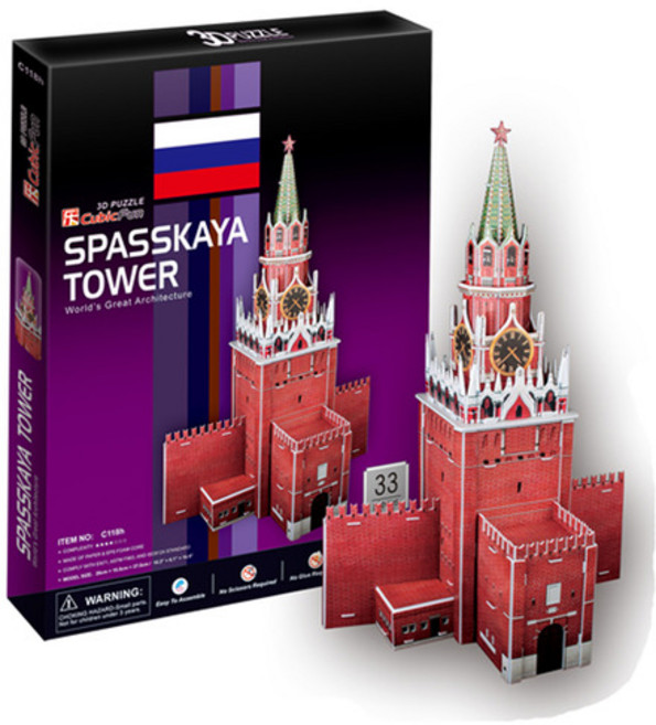 큐빅펀 3D퍼즐 스파스카야 타워, 1개