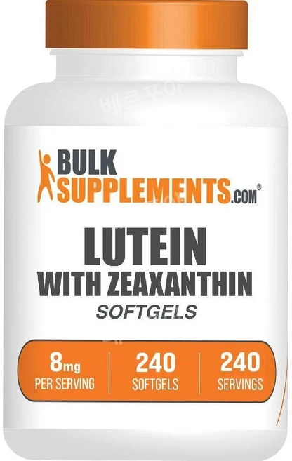 벌크서플리먼트 루테인 지아잔틴 제아잔틴 8mg 240정, 240정 1개, 1개 - 쿠팡