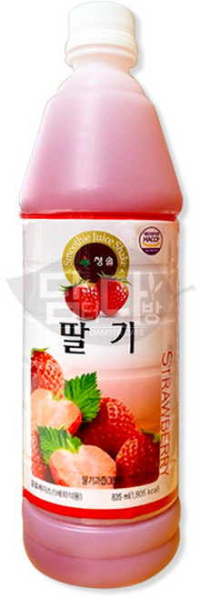 청솔 딸기 농축액, 835ml, 1개