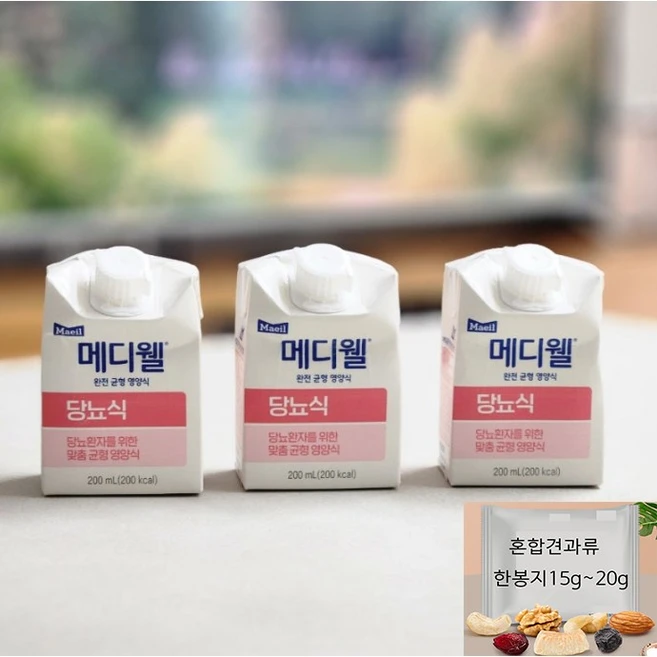 MDwell 메디웰 당뇨식 고단백 식이섬유 같이드실 견과류한봉지 증정, 30개, 200ml - 쿠팡