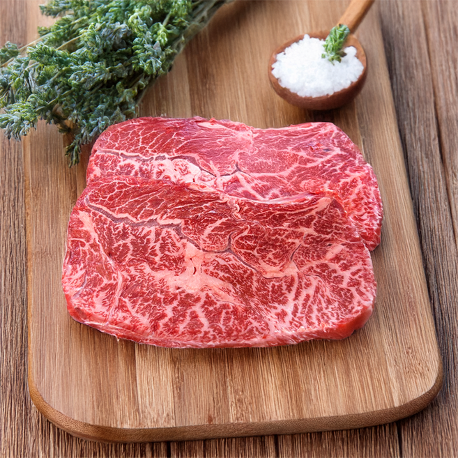 육화랑 고마블 와규 부채살 MB8-9, 1개, 300g