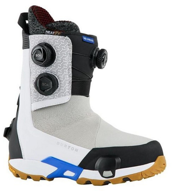Burton 여성용 하이샷 X 프로 스텝 온 스노우보드 부츠 (화이트 265mm(8.5)), 8.5, 화이트