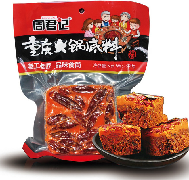 주군기 충칭 훠궈 샤브샤브 소스, 300g, 3개