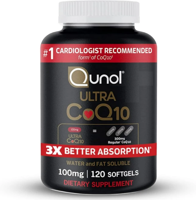 Qunol 퀴놀 코큐텐 코엔자임 큐텐 100mg, 2개, 60정 - 쿠팡